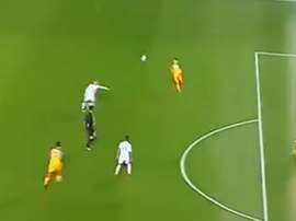 Modric abriu o placar. beINSports