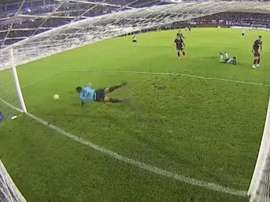 Ibáñez hizo una gran demostración de reflejos. TNTSports