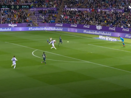 Il fallo commesso da Odriozola. Captura/Movistar