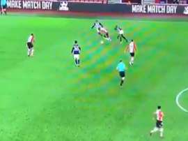 Boufal com um gol de sonho. Twitter