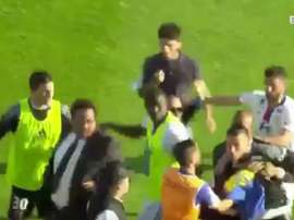 Anthony Lopes foi alvo da fúria dos torcedores do Bastia. Youtube/beINSports