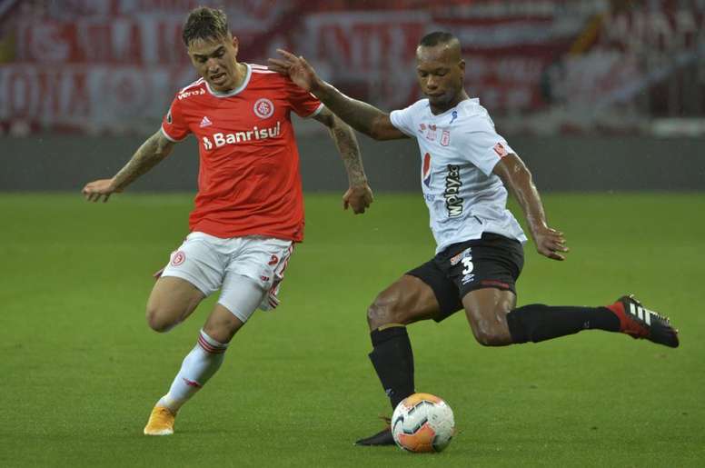 Internacional vence o América de Cali pela terceira rodada da Libertadores. Twitter @LibertadoresBR