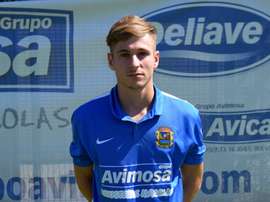 Isaac Gómez debutó en Primera. Fuenlabrada
