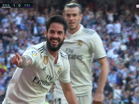 Isco scored the first goal of the game. Screenshot/BEINSports