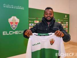 Kofi es jugador de la plantilla del Elche Ilicitano desde el mes de diciembre. ElcheCF