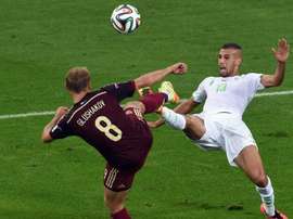 Glushakov podría perderse el debut de Rusia. AFP