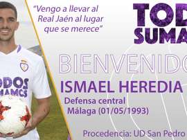 El malagueño llega procedente del San Pedro. RealJaenSAD