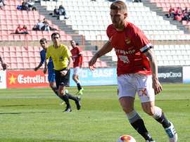 Iván Aguilar volverá a jugar cedido esta temporada. GimnàsticdeTarragona
