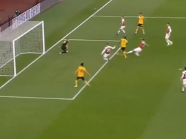 Ivan Cavaleiro scored for Wolves. Captura/beINSports