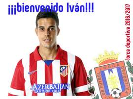 Iván Pérez, nuevo jugador del Lorca Deportiva. LorcaDeportiva