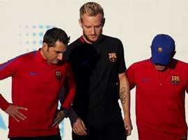Valverde ne veut pas perdre Rakitic. EFE