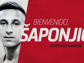 Ivan Saponjic, annoncé comme nouveau joueur de l'Atlético. AtléticoDeMadrid