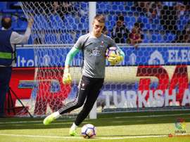 Iván Villar no quiere jugar en el filial del Celta. LaLiga