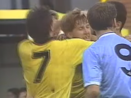 Roberts fue el autor del gol del Watford en la última victoria en 1989. Youtube/mcfcvideos