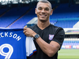 Jackson has signed a three-year deal at Portman Road. Twitter/Official_ITFC