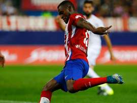 Jackson Martínez dio la asistencia para el empate a uno en el derbi Atlético de Madrid-Real Madrid. AtléticodeMadrid