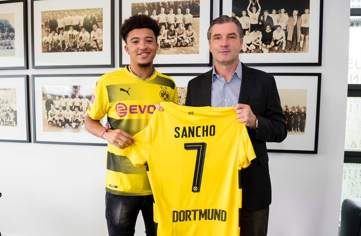 OFFICIAL: Borussia Dortmund sign Jadon Sancho - BeSoccer