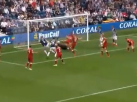 Livermore scored West Brom's first goal. Captura