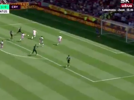 James McArthur makes it 1-1. Twitter/Cpfcgoals3