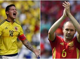 James e Iniesta, por exemplo, fazem parte desta lista. BeSoccer