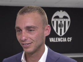 Les premiers mots du nouveau joueur 'che'. Twitter/ValenciaCF