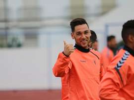 Javi Moreno volvió a lesionarse. MarbellaFC