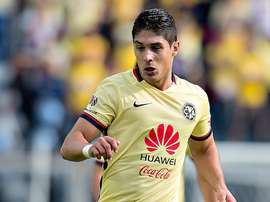 Javier Güemez, en un partido con el América. Twitter