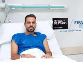 El jugador del Elche ha sido operado de la rotura del ligamento de rodilla. ElcheCF