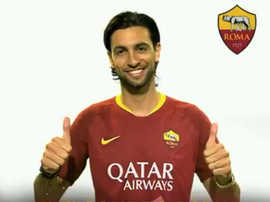 Javier Pastore signs for Roma from PSG. Twitter/ASRoma