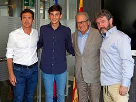 Villar llega al Barcelona. FCBMasia