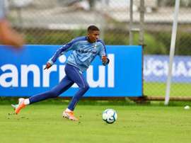 Jean Pyerre se recuperou de lesão e voltou a entrar em campo pelo Grêmio. Lucas Uebel / Grêmio