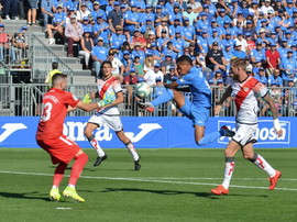 El Fuenlabrada aguantó al Rayo y nunca se rindió. FuenlabradaCFSAD