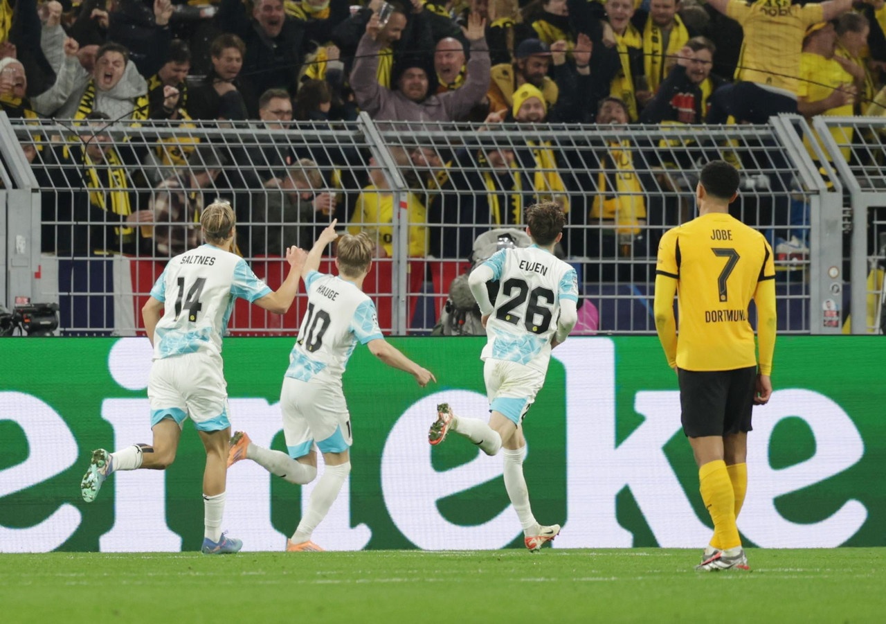El Borussia se tropieza con una roca noruega