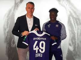 Doku, dans les radars de Liverpool. Twitter/rscanderlecht