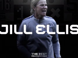 Jill Ellis é a melhor do ano 2019. Twitter/fifacom_es