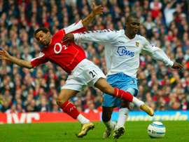 Samuel made almost 200 appearances for Aston Villa. AFP