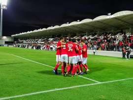 O Benfica venceu o Moreirense por 0-4 e voltou a assumir a liderança. Twitter @SLBenfica