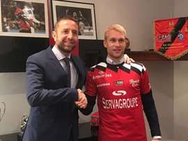 Johan Larsson, nuevo jugador del Guingamp. Twitter/Guingamp