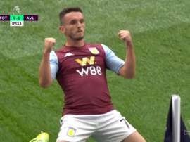 John McGinn puso patas arriba el Tottenham Hotspur Stadium. Captura/DAZN