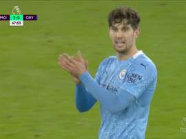 El City aprovecha el regalo de Anfield. Captura/DAZN