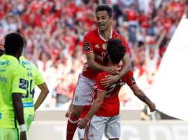 Jonas voltou às boas exibições na Luz e o Benfica só beneficiou com isso. Twitter