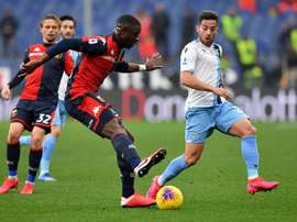 La Lazio venció al Genoa. Twitter/GenoaCFC