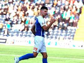 Jones picutred playing for Kilmarnock. Twitter/KilmarnockFC
