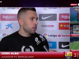 Jordi Alba. Captura/GOL