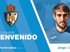 García se convierte en el primer fichaje de la Ponferradina. SDPonferradina