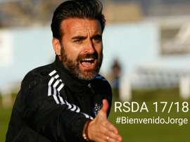 Jorge Martín, nuevo entrenador del Alcalá. RSDAlcaláOficial