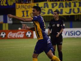 Jorge Ortega, en un partido de Sportivo Luqueño. ClubSportivoLuqueño