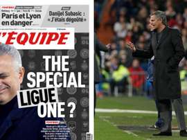 Mourinho pode pintar na Ligue 1. L'Equipe/EFE