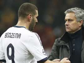 Mourinho souhaite le meilleur à Benzema. EFE/Archive