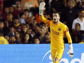 José Suárez en un encuentro del Barcelona B. FCBarcelona